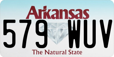 AR license plate 579WUV