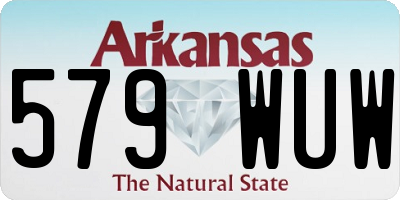 AR license plate 579WUW