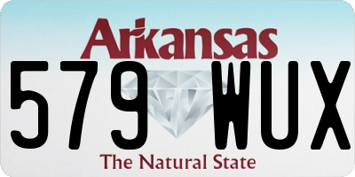 AR license plate 579WUX
