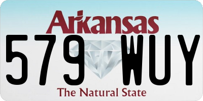 AR license plate 579WUY