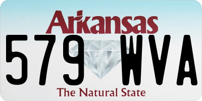 AR license plate 579WVA