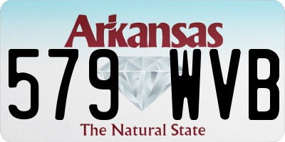 AR license plate 579WVB
