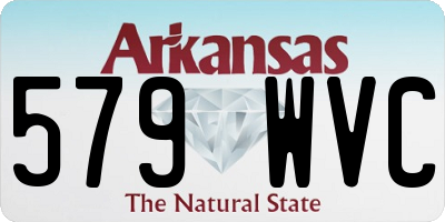 AR license plate 579WVC