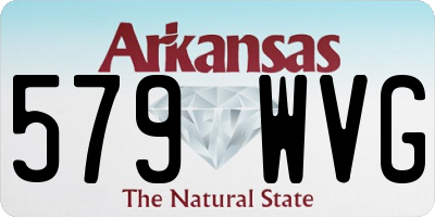 AR license plate 579WVG