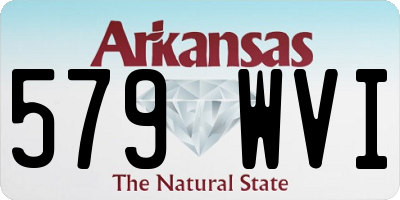 AR license plate 579WVI