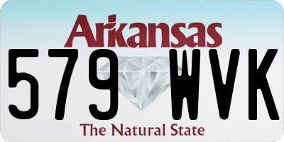 AR license plate 579WVK