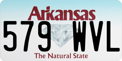 AR license plate 579WVL