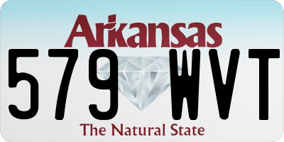 AR license plate 579WVT