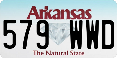 AR license plate 579WWD