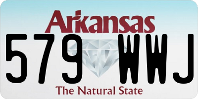 AR license plate 579WWJ