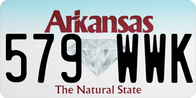 AR license plate 579WWK