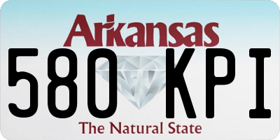 AR license plate 580KPI