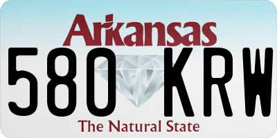 AR license plate 580KRW