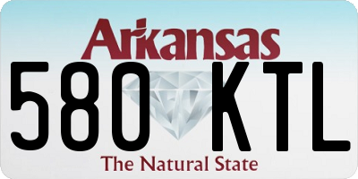 AR license plate 580KTL