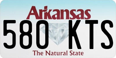 AR license plate 580KTS