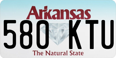 AR license plate 580KTU