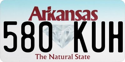 AR license plate 580KUH