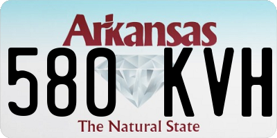 AR license plate 580KVH