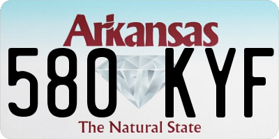 AR license plate 580KYF