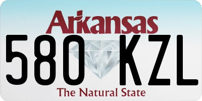 AR license plate 580KZL