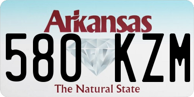 AR license plate 580KZM