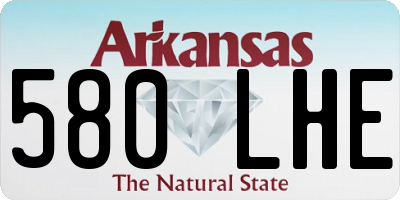 AR license plate 580LHE