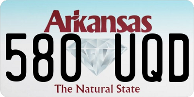 AR license plate 580UQD