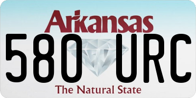 AR license plate 580URC