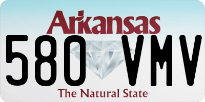 AR license plate 580VMV