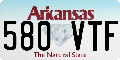 AR license plate 580VTF