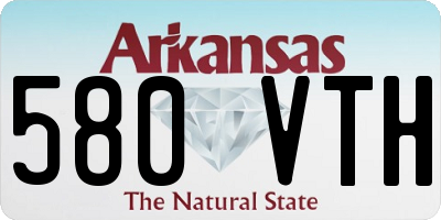 AR license plate 580VTH