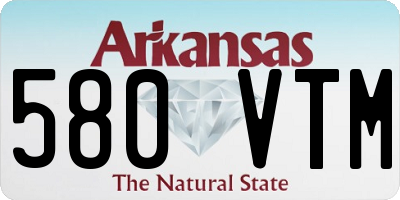AR license plate 580VTM