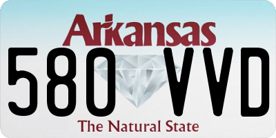 AR license plate 580VVD