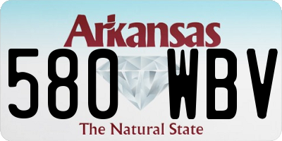 AR license plate 580WBV