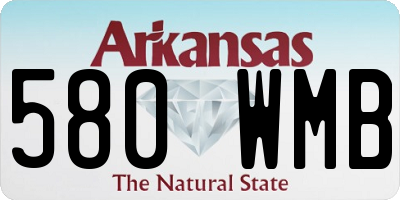 AR license plate 580WMB