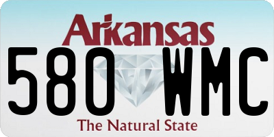 AR license plate 580WMC
