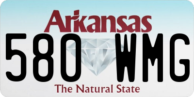 AR license plate 580WMG