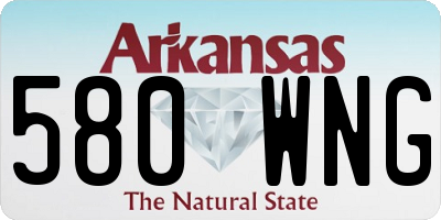 AR license plate 580WNG