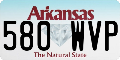 AR license plate 580WVP