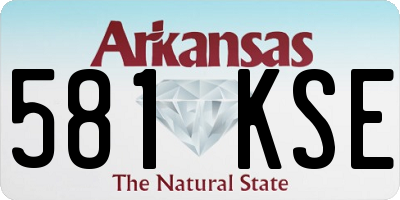 AR license plate 581KSE