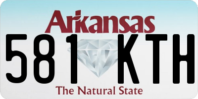 AR license plate 581KTH