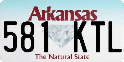 AR license plate 581KTL