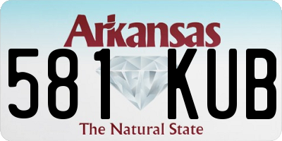 AR license plate 581KUB