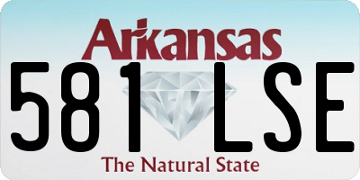 AR license plate 581LSE