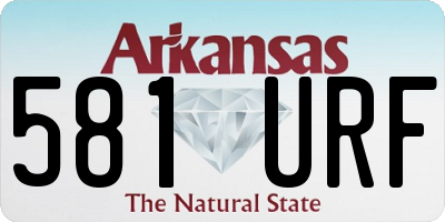 AR license plate 581URF