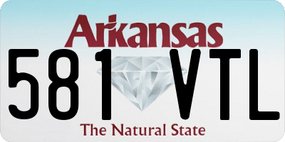 AR license plate 581VTL