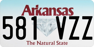 AR license plate 581VZZ