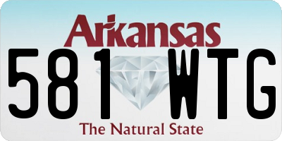 AR license plate 581WTG