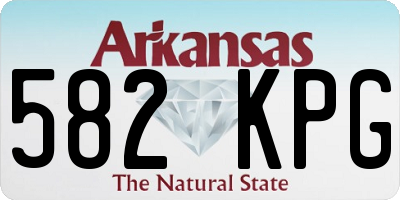 AR license plate 582KPG