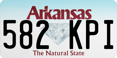 AR license plate 582KPI